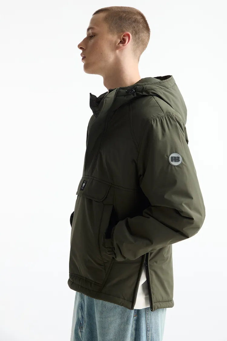 Jacket with pouch pocket and logo – Wild Clothing