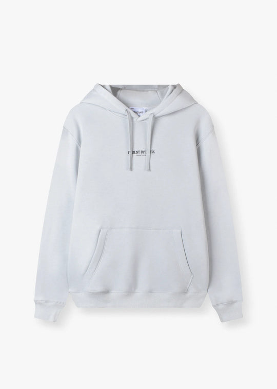 printed patch hoodie