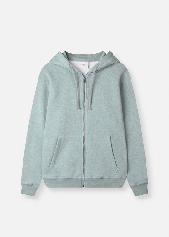 basic zip-up hoodie